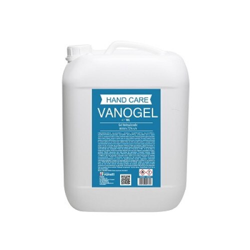 Gel hidroalcoolic pentru maini, Vanelli, cu actiune bactericida, 10 l