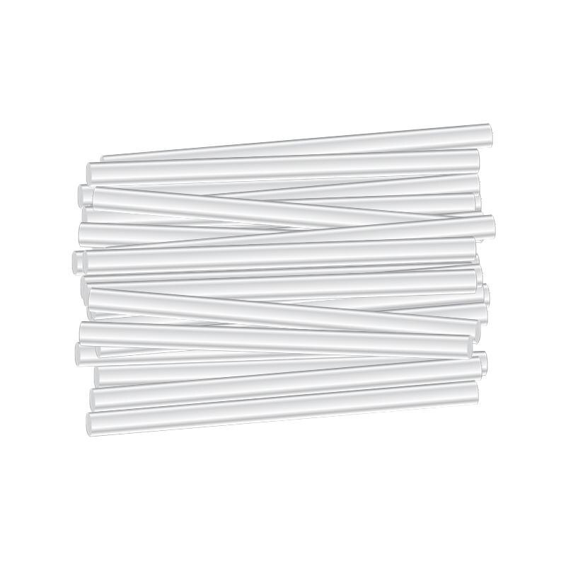Set 34 batoane siliconice, 1Kg, 11 x 300 mm, transparente, Benman