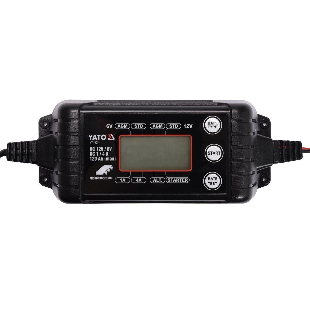 Redresor auto cu display 6-12V 4A Yato YT-83033