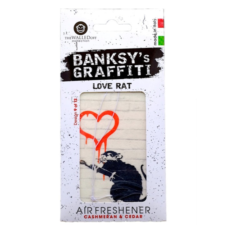 Autó légfrissítő Love Rat, Banksy