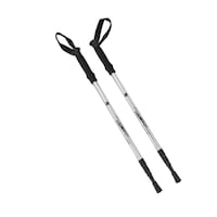 Bete trekking duraluminiu usor,reglabil,suspensie +4 varfuri,argintiu