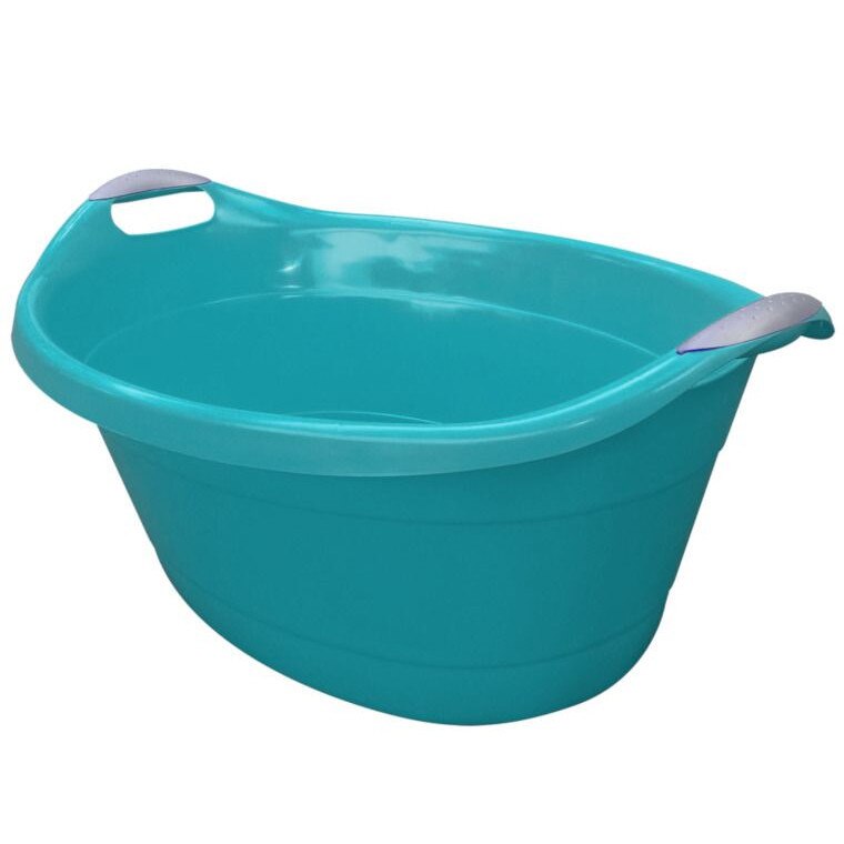 Lighean oval cu maner, Jotta, 25L marin