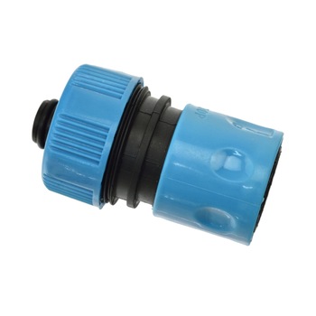 Conector rapid 3/4 cu opritor BLUE LINE, GEKO G73033B Conector rapid 3/4 cu opritor BLUE LINE, GEKO G73033B