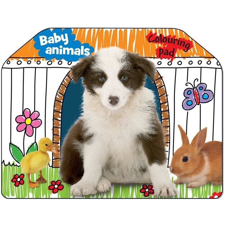 Baby Animals Colouring Pad - Karen MorrisonChris Scollen