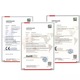 Termometru digital profesional cu infrarosu pentru frunte, ReLee™, fara contact, afisaj LCD, functie alarma, toleranta temperatura ±0.2℃, timp de raspuns 0.5s, Acumulator Li-Ion 5000Mah