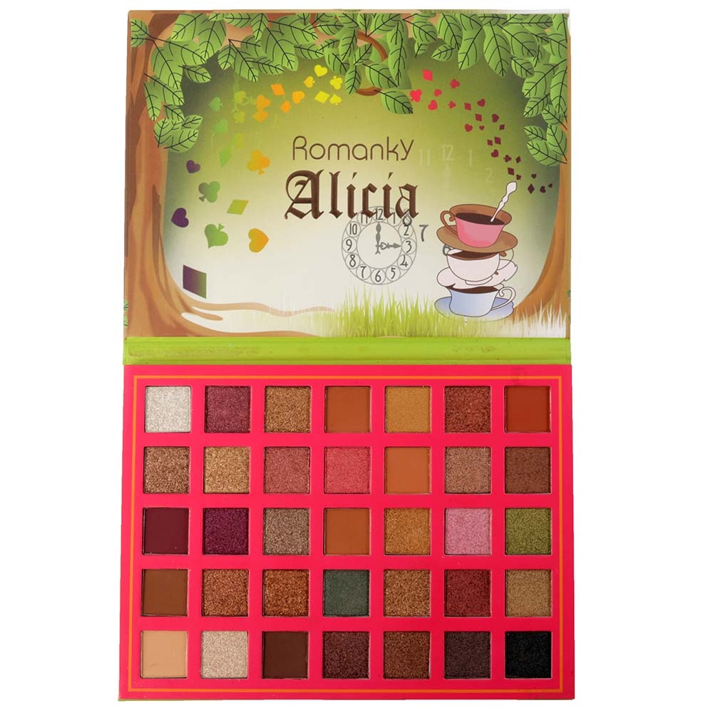 Paleta Profesionala de Farduri Alicia Romanky, 35 Color Eyeshadow Palette