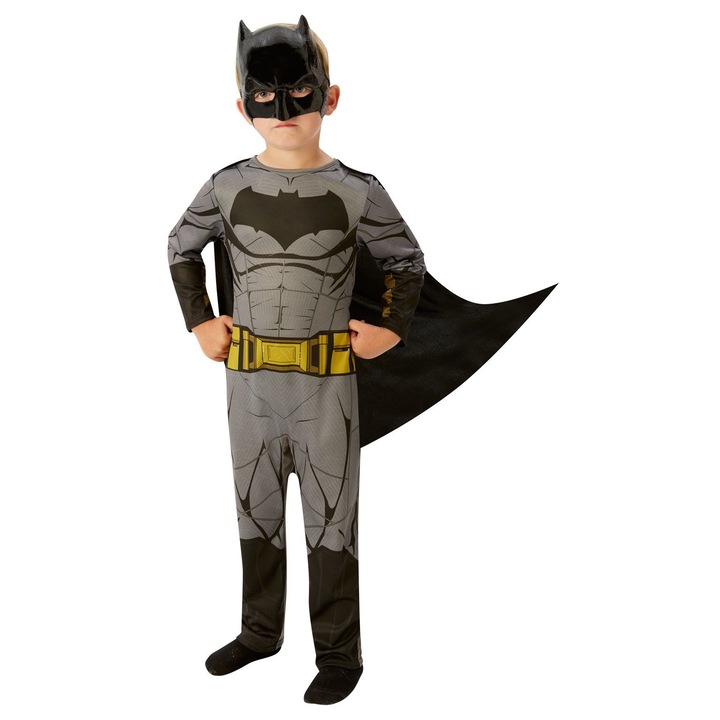 Costum Batman copii(cu licenta) M, 5-6 ani, 116 cm