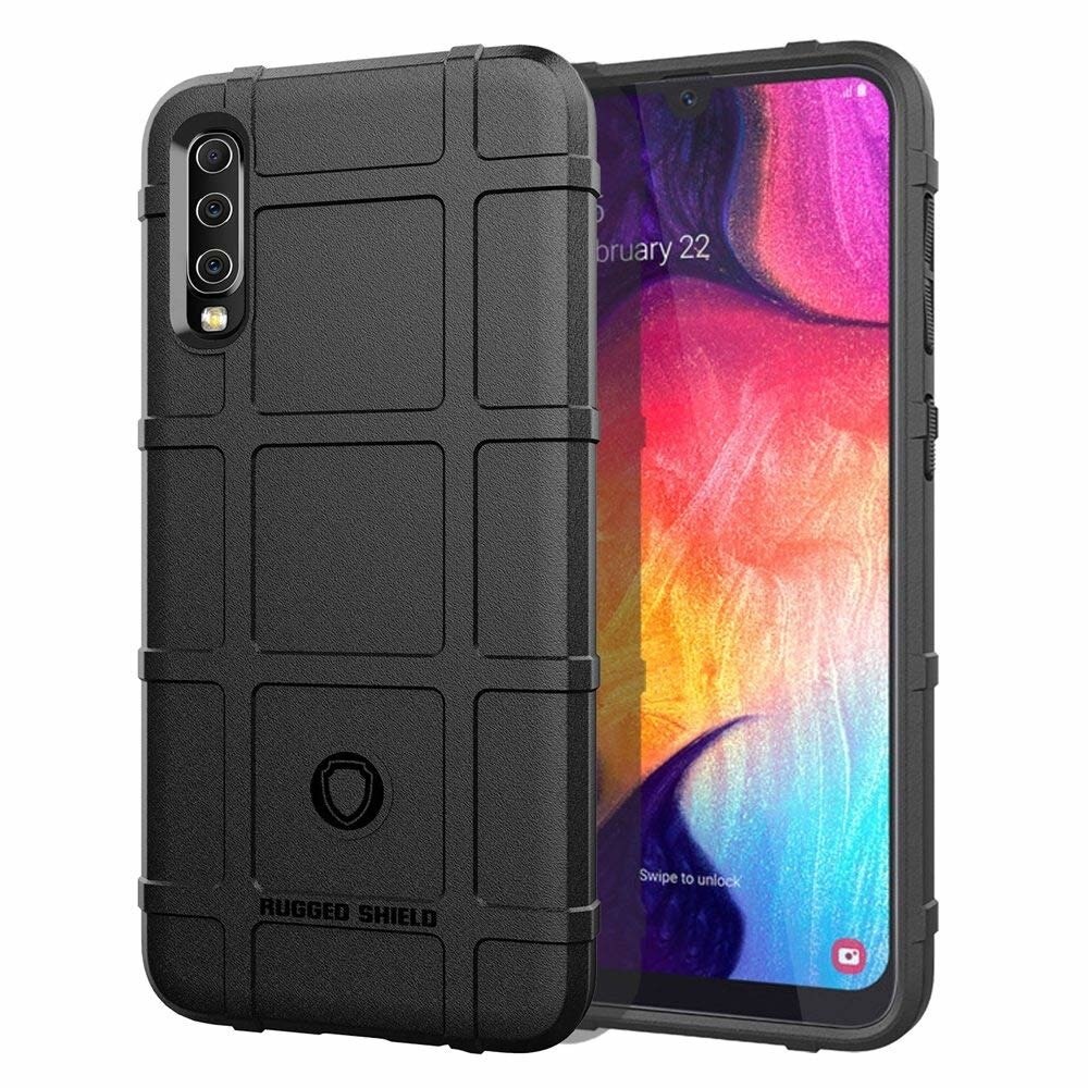 Husa Samsung Galaxy A50 Rugged Square Neagra