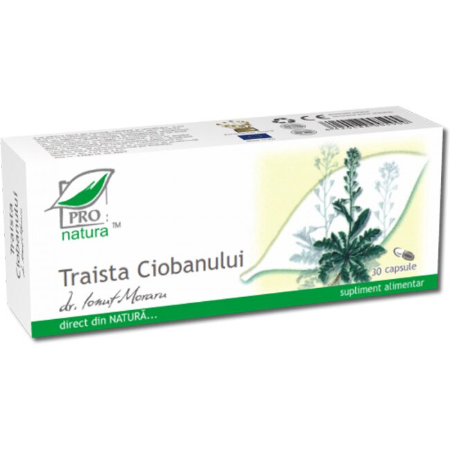 Traista Ciobanului Medica Farmimpex 30 capsule