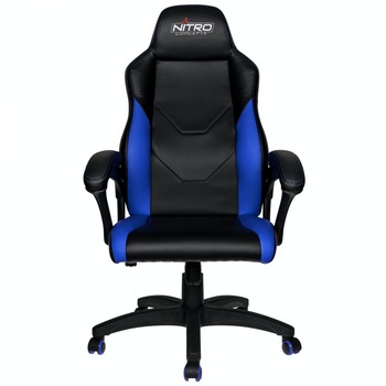 Scaun Gaming Nitro Concepts C100 - Negru / Albastru Scaun Gaming Nitro Concepts C100 - Negru / Albastru