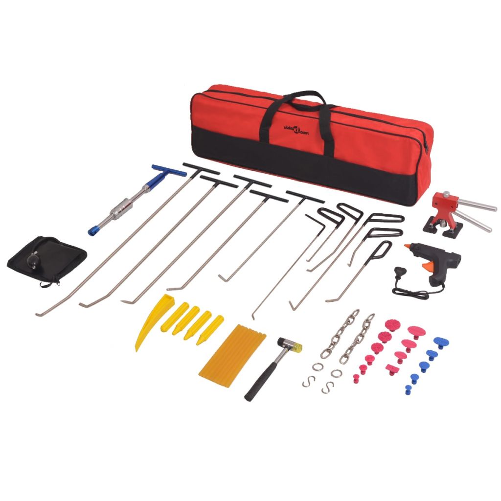 Set reparatii deformari fara vopsea, 50 piese, otel inoxidabil, vidaXL, Metal
