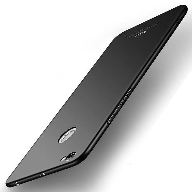 Husa de protectie ultra-subtire pentru Xiaomi Redmi Note 5A Prime, MSVII, PC, Negru