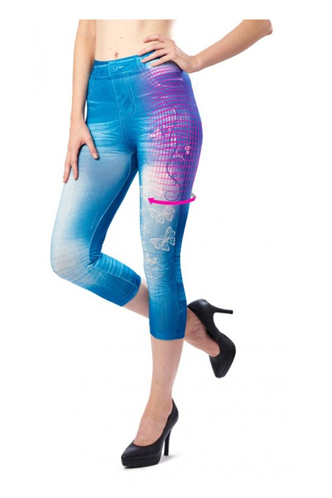 Noi leggings Trim 'n' Slim kek, Azúrkék