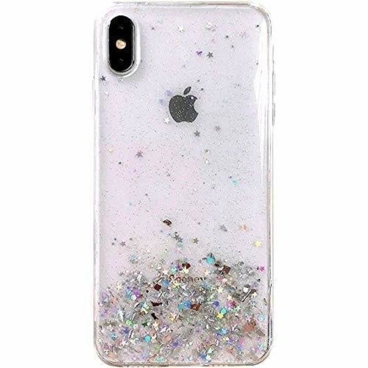 Wozinsky, Star Glitter tok Samsung Galaxy A50s / Galaxy A50 / Galaxy A30s készülékekhez, átlátszó