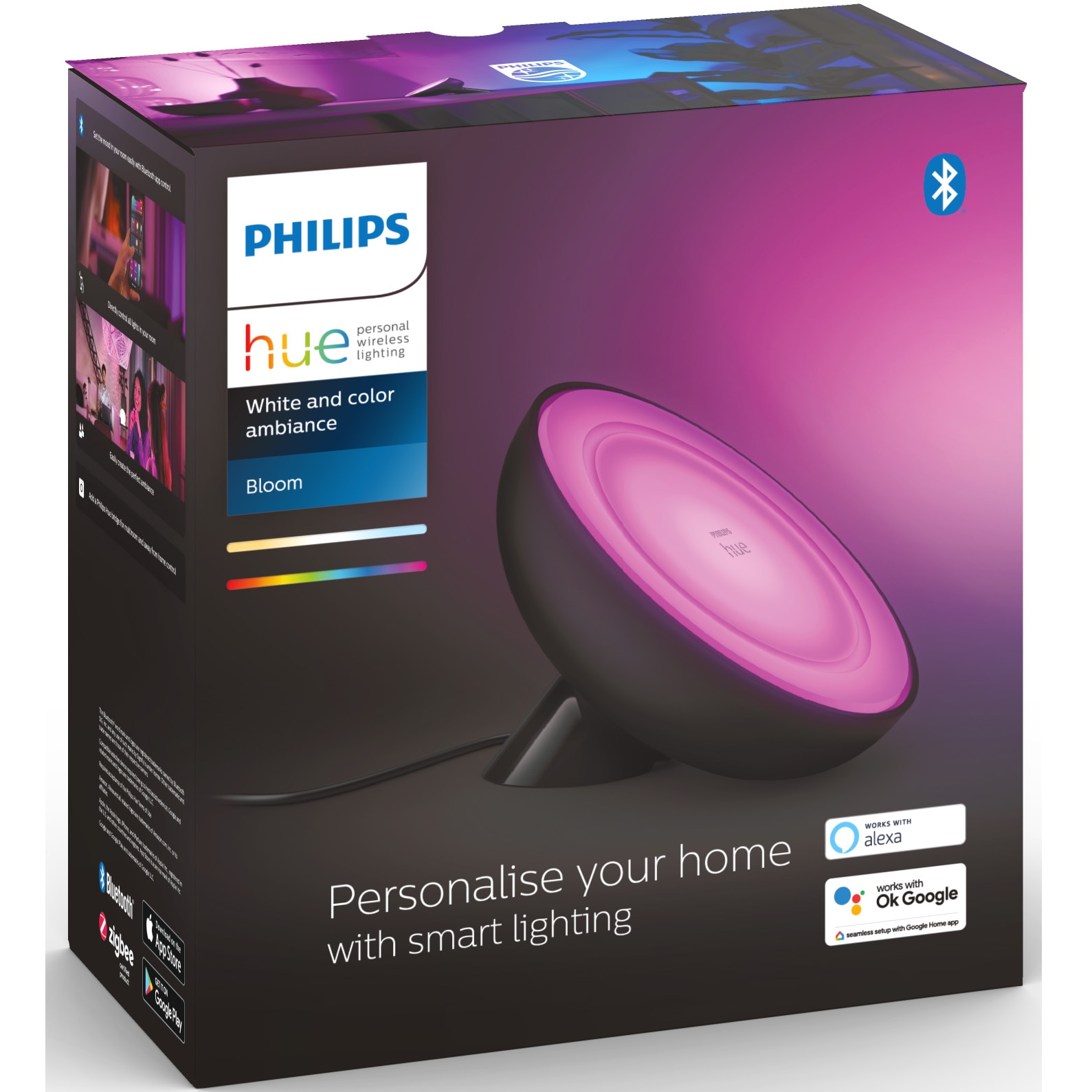 Philips Hue Bloom ライト Lampa de masa LED RGBW integrat Philips New Hue Bloom (gen4