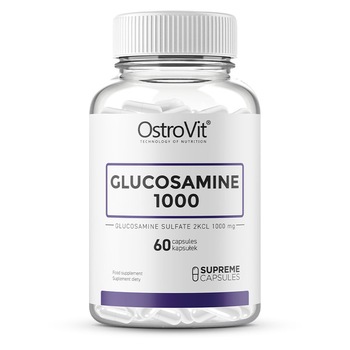 Supliment alimentar, Glucozamina (citosamina) 1000 mg, OstroVit Supreme Capsules Glucosamine 1000 - 60 capsule (60 doze) Supliment alimentar, Glucozamina (citosamina) 1000 mg, OstroVit Supreme Capsules Glucosamine 1000 - 60 capsule (60 doze)