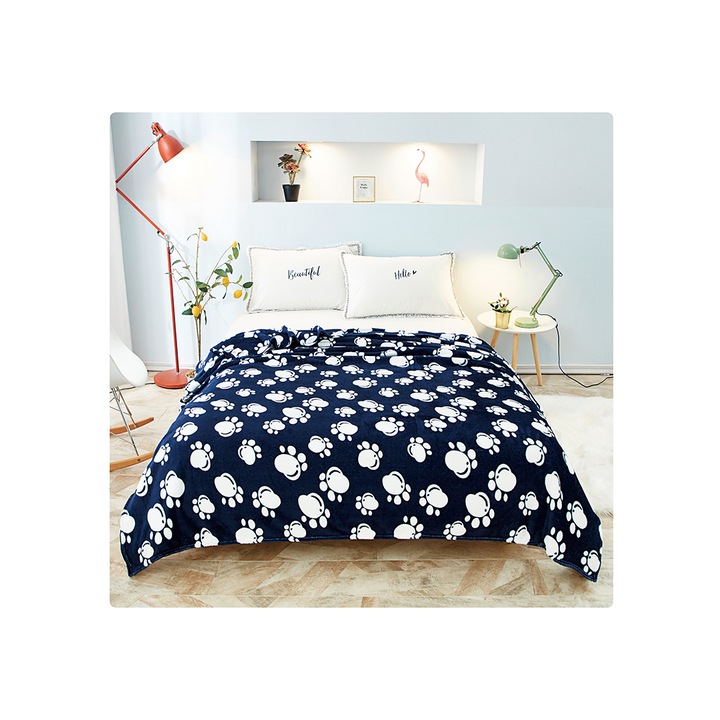 Patura cocolino 230x200 Blue Fleece CVAF1B0057