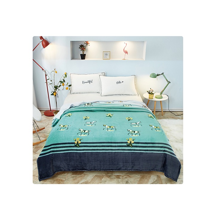 Patura cocolino 230x200 Blue Fleece CVAF1B0062