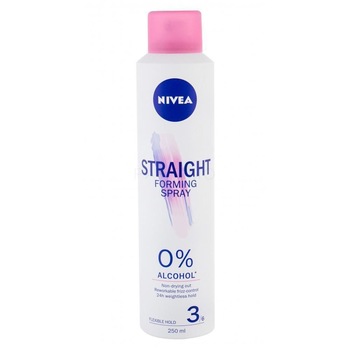 Fixativ NIVEA Straight Forming Spray, Flexible Hold 3,250 ml Fixativ NIVEA Straight Forming Spray, Flexible Hold 3,250 ml