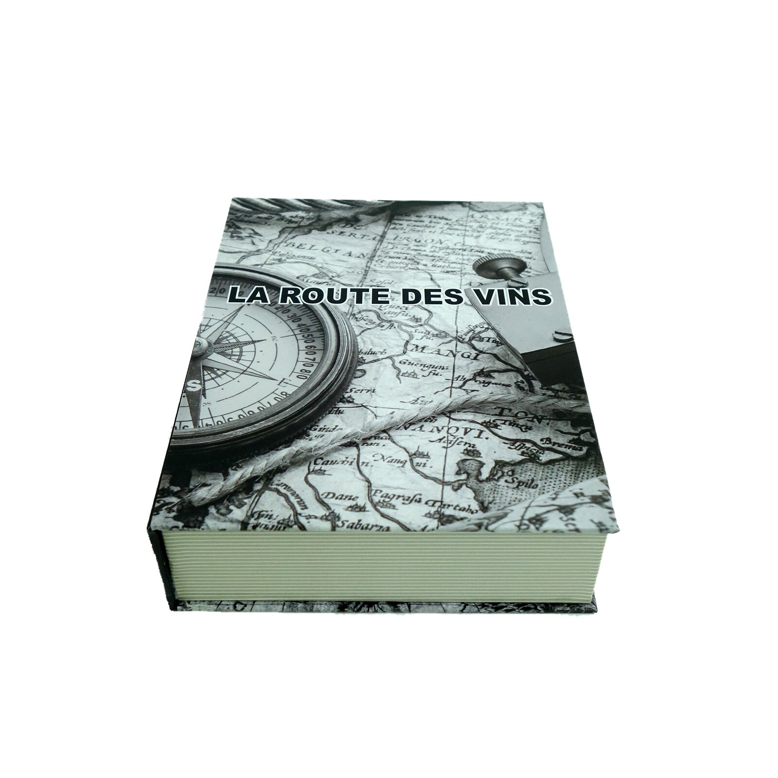 Set cu accesorii pentru vin, in forma de carte, format din 5 piese, multicolor