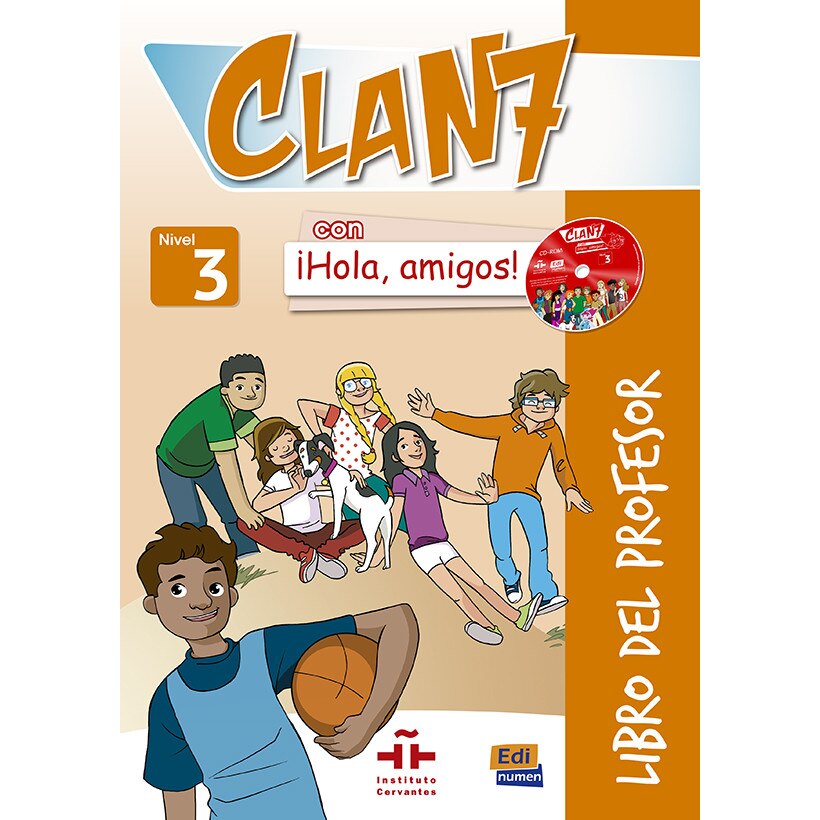 Clan 7 Con Hola Amigos: Libro del profesor + CD -