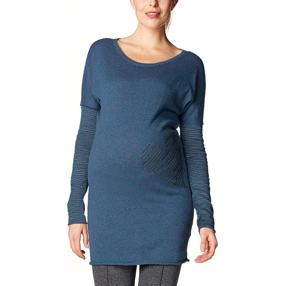 Bluza pentru gravide Esprit, albastru/negru, marimea L