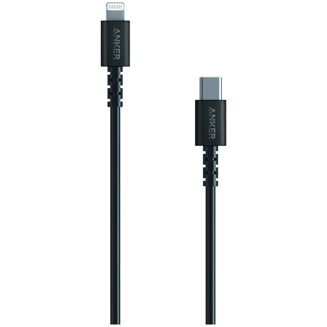 Cablu de date Anker PowerLine Select Lightning USB-C USB, 0.9m, Negru