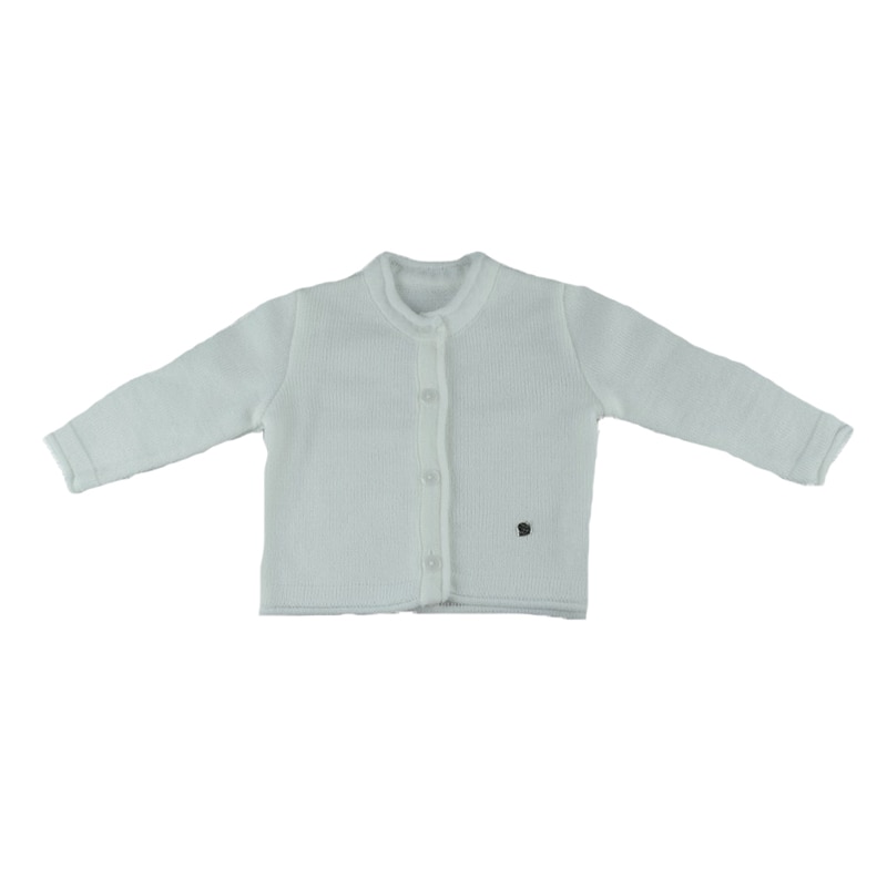 Cardigan cu maneca lunga pentru fete NN 029-A, Alb