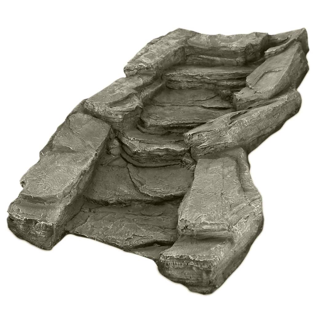 Parau de gradina, Velda, Rasina sintetica, 113 x 62 x 18 cm, Gri