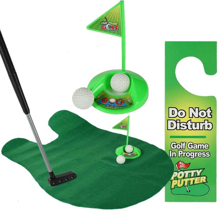 Голф за тоалетна ШантавоЕ 314, комплект, зелен