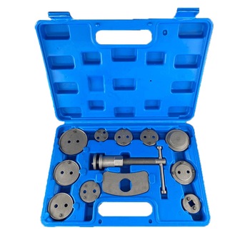 Trusa 12 piese universala cu presa si adaptoare pentru etrier frana Trusa 12 piese universala cu presa si adaptoare pentru etrier frana