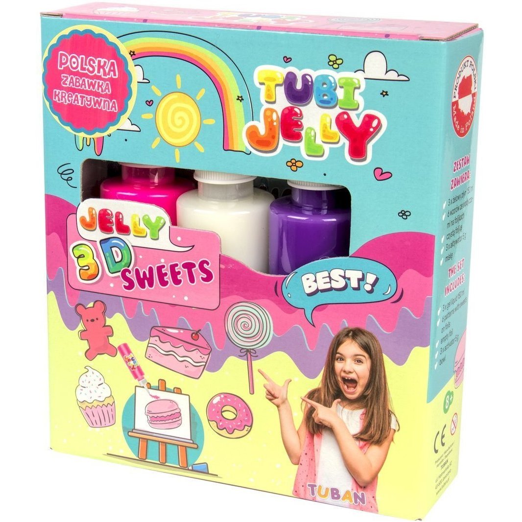 Set Tubi Jelly cu 3 culori - Dulciuri, Tuban