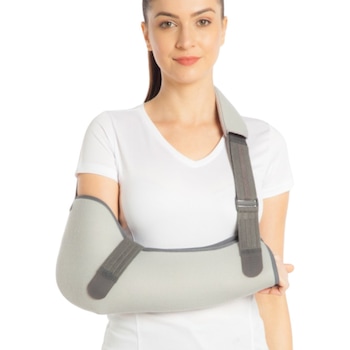 Orteza sustinere brat cu centura suplimentara, marime XL, lungime brat 50-58 cm, Morsa Cyberg