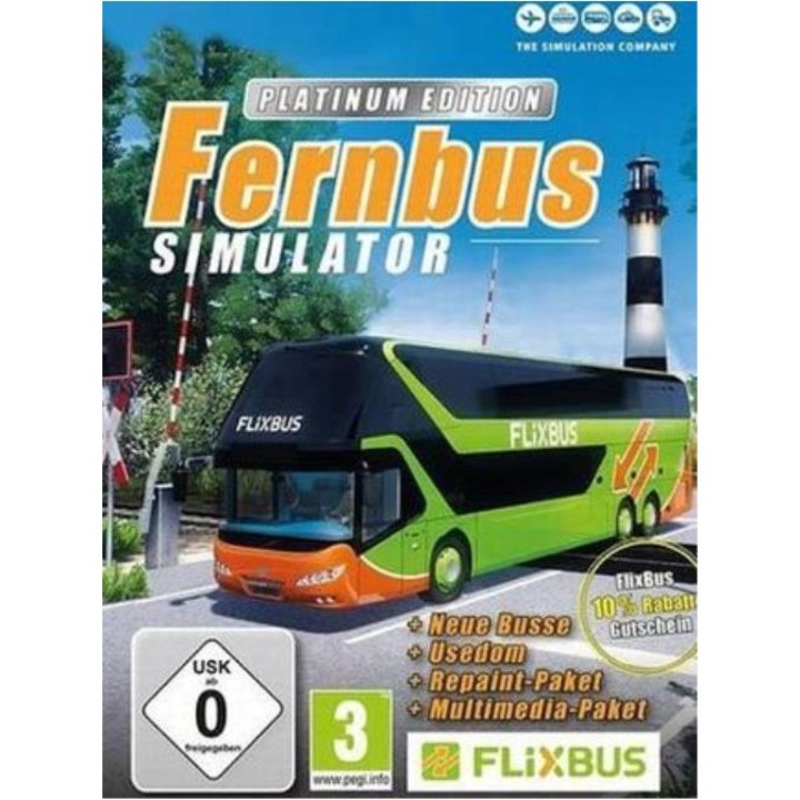 Joc Der Fernbus Simulator Platinum Edition Steam Key Global PC (Cod Activare Instant)