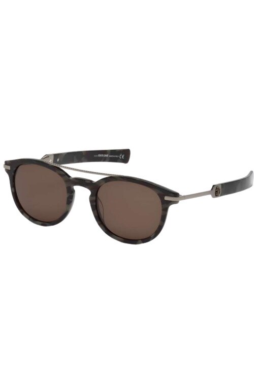 Ochelari de soare barbat, Roberto Cavalli, Rotund, Gri