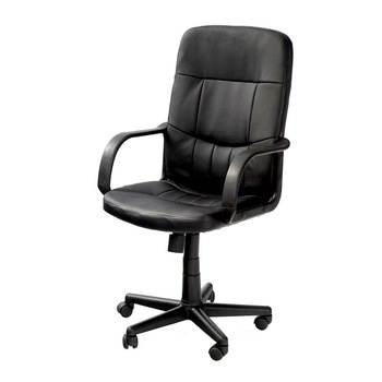 Scaun birou HM Denzel piele ecologica, negru Scaun birou HM Denzel piele ecologica, negru