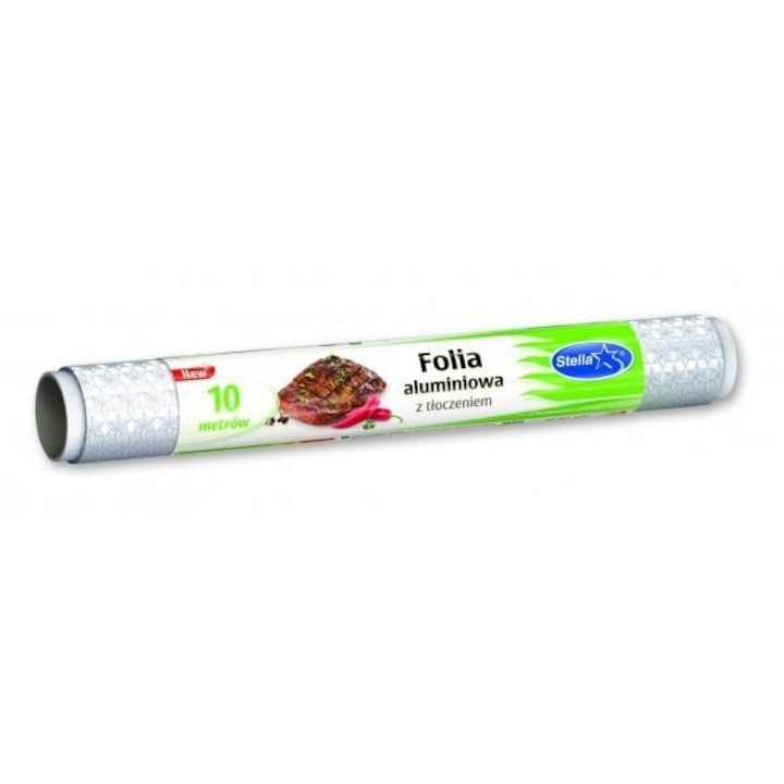 Folie aluminiu, Stella Pack,10 m rola, 13 microni