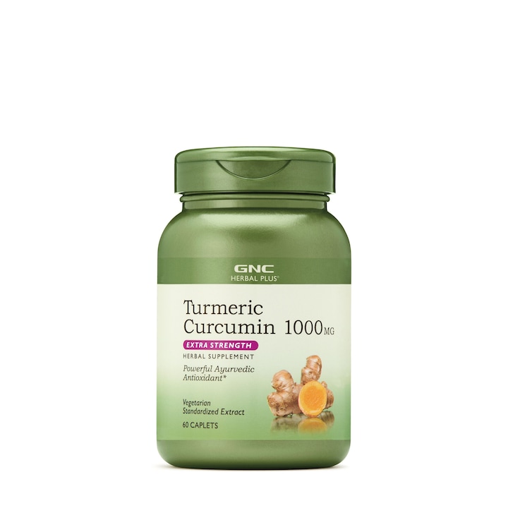 GNC Herbal Plus Turmeric Curcumin 1000 mg, 60 db