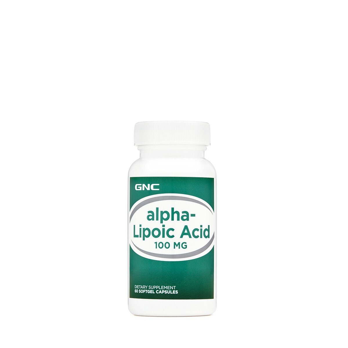 GNC Alpha-Lipoic Acid 100 mg, ALA Acid Alfa Lipoic, 60 cps