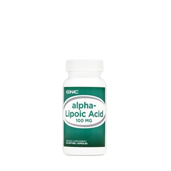 GNC Alpha-Lipoic Acid 100 mg, ALA Acid Alfa Lipoic, 60 cps GNC Alpha-Lipoic Acid 100 mg, ALA Acid Alfa Lipoic, 60 cps