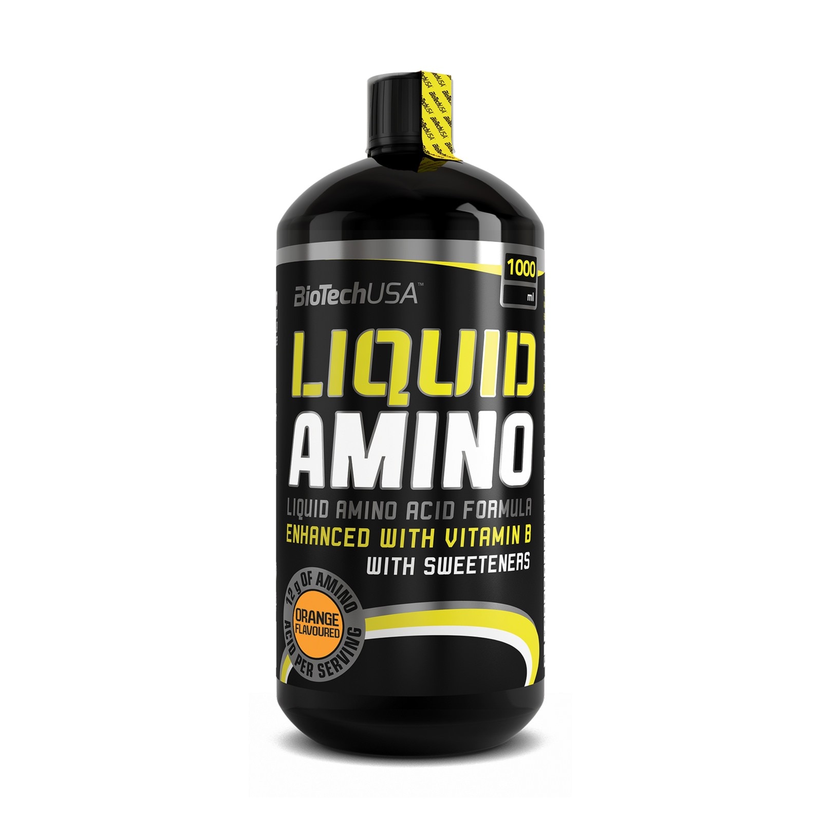 Bautura Liquid Amino BIOTECH cu aminoacizi, aroma de portocale, 1000 ml