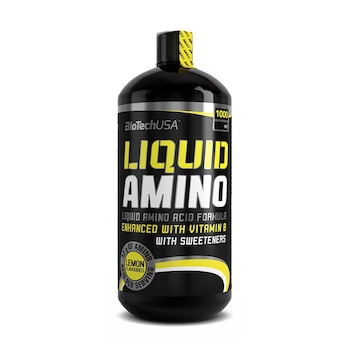 Bautura Liquid Amino BIOTECH cu aminoacizi, aroma de lamaie, 1000 ml Bautura Liquid Amino BIOTECH cu aminoacizi, aroma de lamaie, 1000 ml