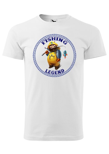 Tricou cu maneca scurta , Fishing legend