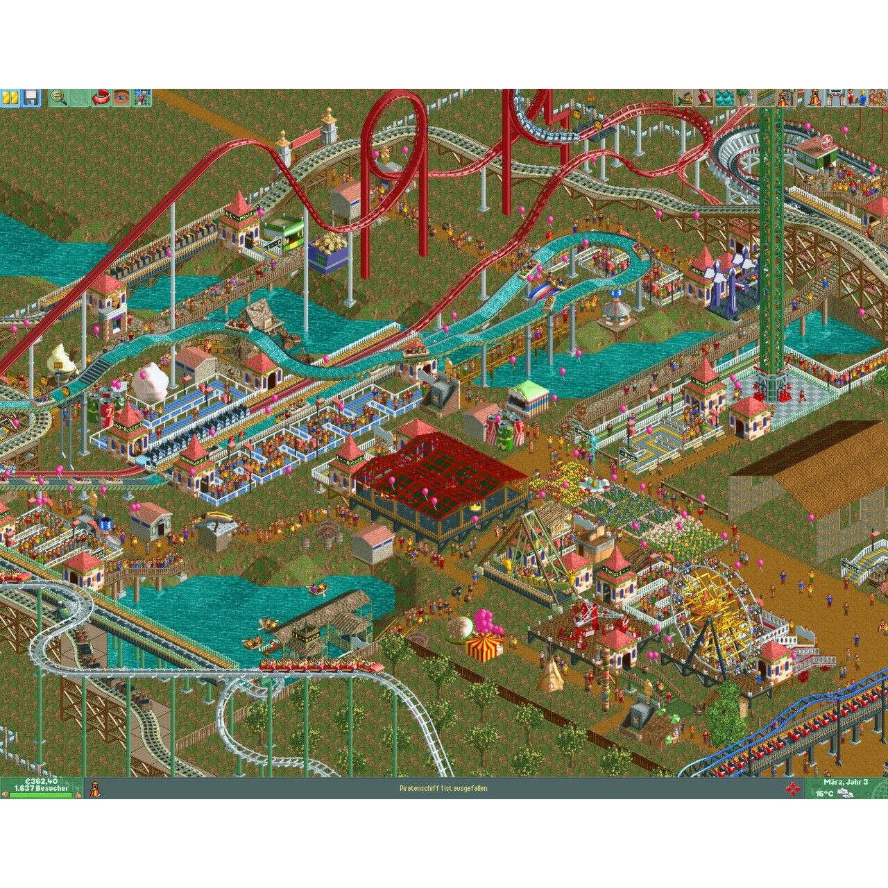 Buy RollerCoaster Tycoon 2: Triple Thrill Pack Steam Key GLOBAL