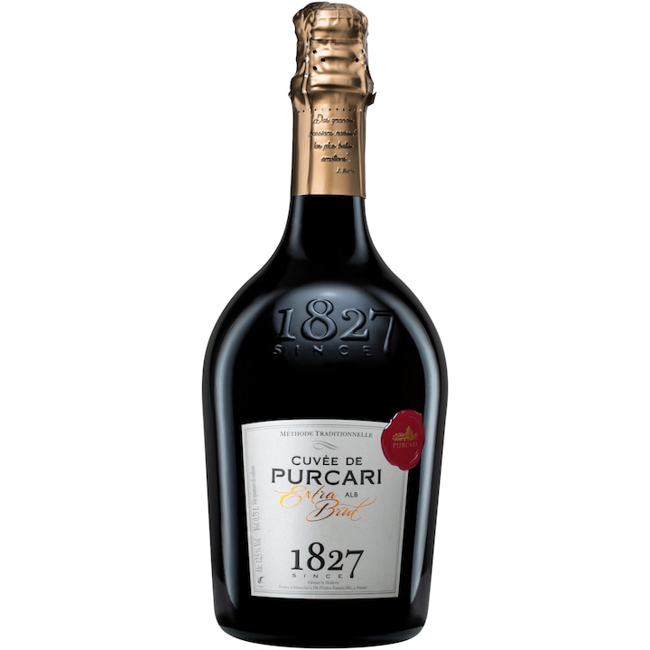 Vin Spumant Purcari, Cuvee Extrabrut, Alb, 0.75l