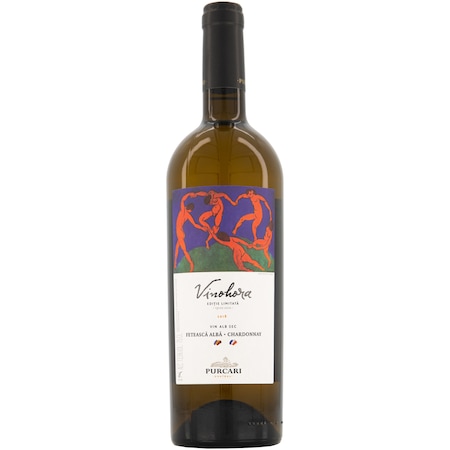Vin Alb Purcari Vinohora, Feteasca Alba & Chardonnay, Sec, 0.75l