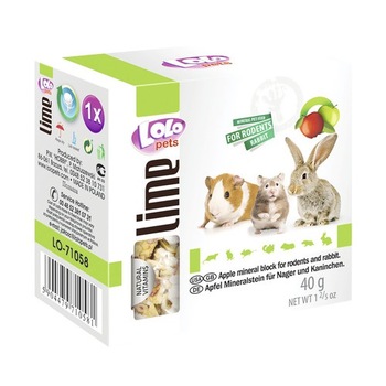 Calcar natural Lolo cu aroma de mar pentru rozatoare, 40 g Calcar natural Lolo cu aroma de mar pentru rozatoare, 40 g