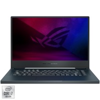 Laptop Gaming ASUS ROG Zephyrus M15 GU502LW cu procesor Intel® Core™ i7-10875H pana la 5.10 GHz, 15.6", 4K UHD, 32GB, 512GB * 2 SSD RAID0, NVIDIA® GeForce RTX™ 2070 Max-Q 8GB, Free DOS, Prism Gray