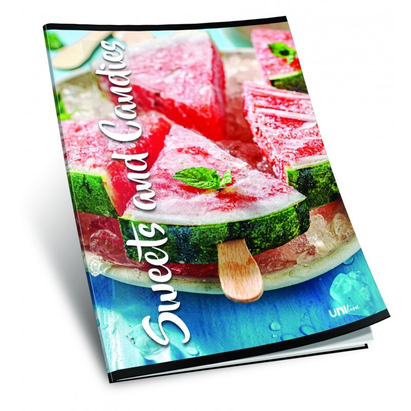 Set 6 caiete SWEET and CANDIES , A4 ,matematica ,hartie 80g/m2 , 42file