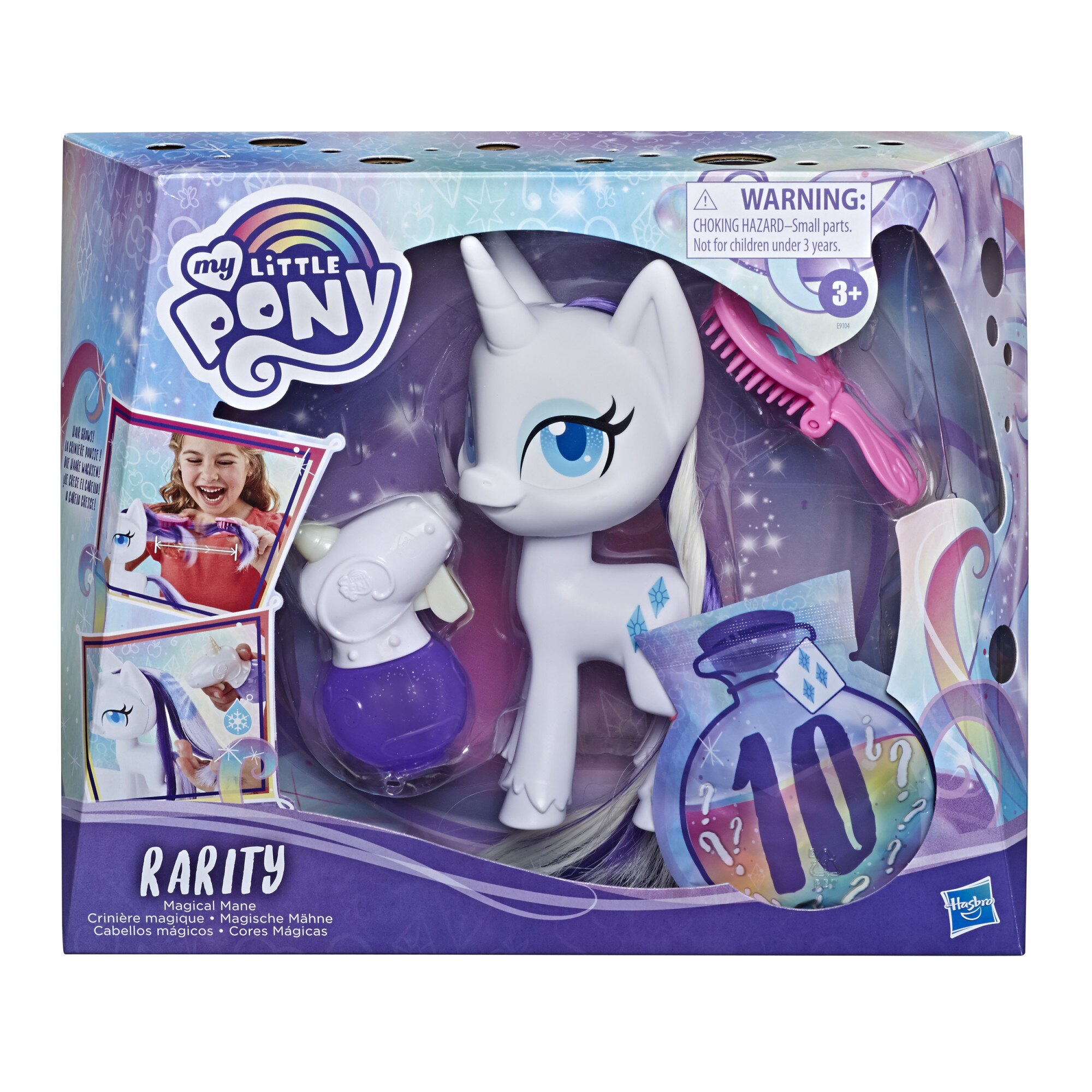 Figurina My Little Poney Magic Mane - Rarity, cu accesorii